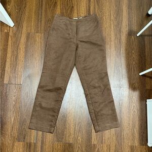 Emma James Chocolate Brown Suede Pants